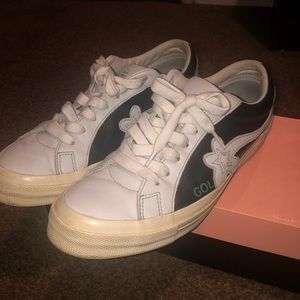 White n Black w/ green Golf Le Fleurs Men Size 10